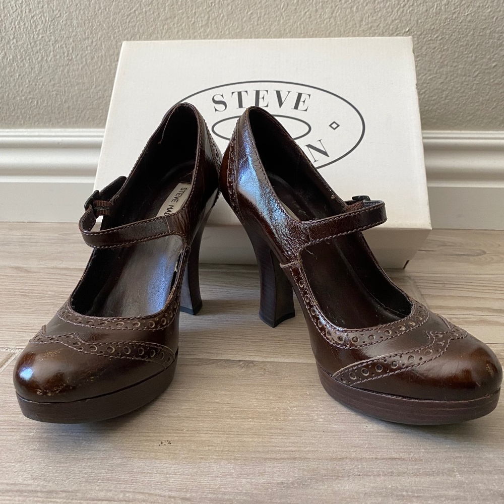 Steve Madden Haydenn Patent Mary Jane